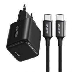 Ugreen Charger Set N Series GAN Type-C TO Type-C 25W Black / 75103